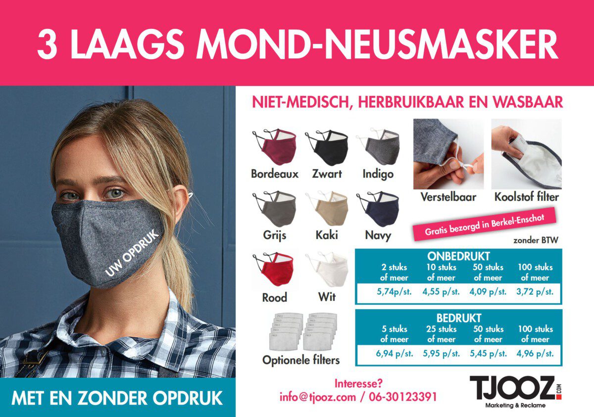Advertentie 3 laags zonder BTW