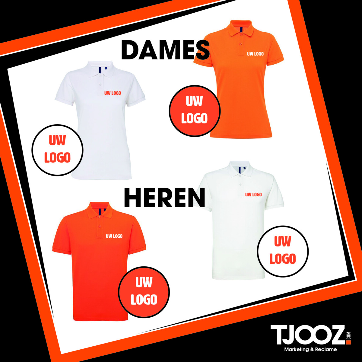Facebook 1200 x1200 polo oranje eigen.com_Tekengebied 1
